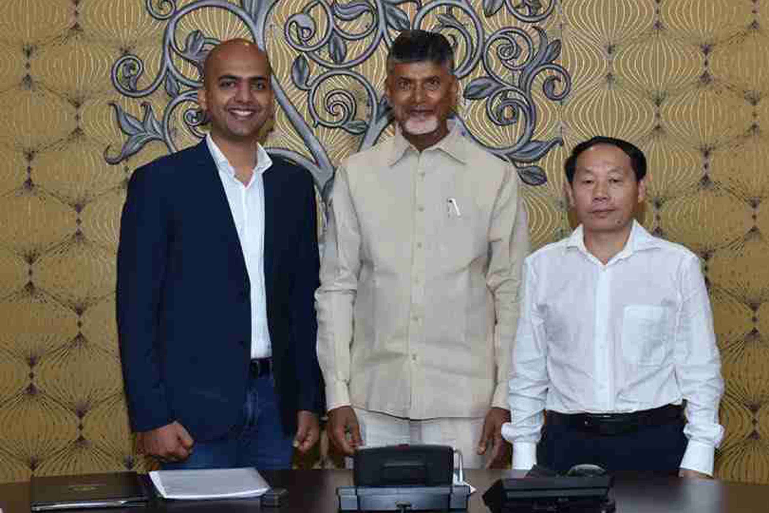 Manu Jain, Nara Chandrababu Naidu, Flame Chen