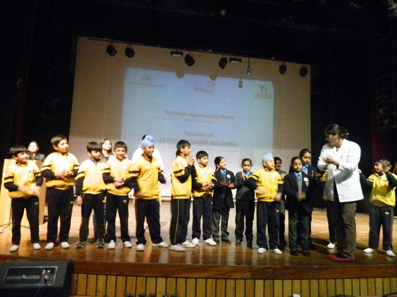 CII’s Yi teaches 650 children to wash hands effectively