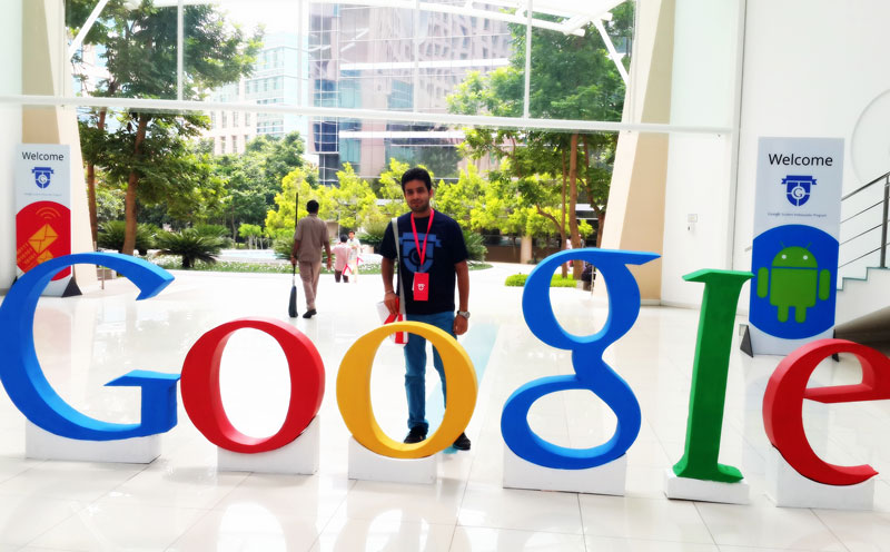 Palash Chhabra Represents Varsity at Google Student Ambassador Summit