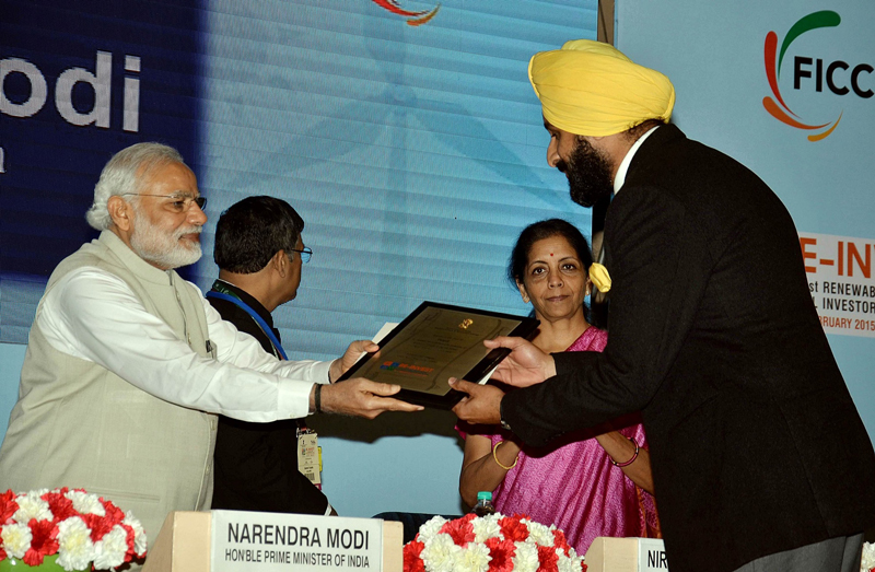 Majithia receives best performing state award from Prime Minister