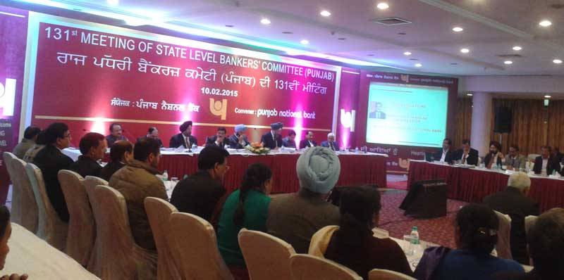 State Level Bankers’ Committee meeting held at Hotel Shivalik View, Chandigarh