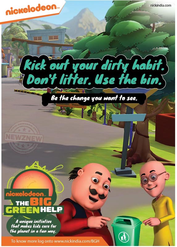 Nickelodeonmobilizes Gen-Next to join the nations call for Swach Bharat with Big Green Help 2015