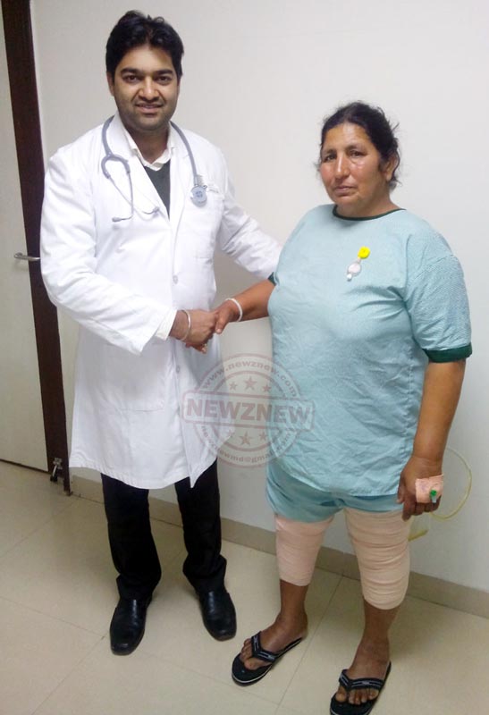 First Stitchless Knee replacement of Tricity done in Mayo Healthcare Hospital