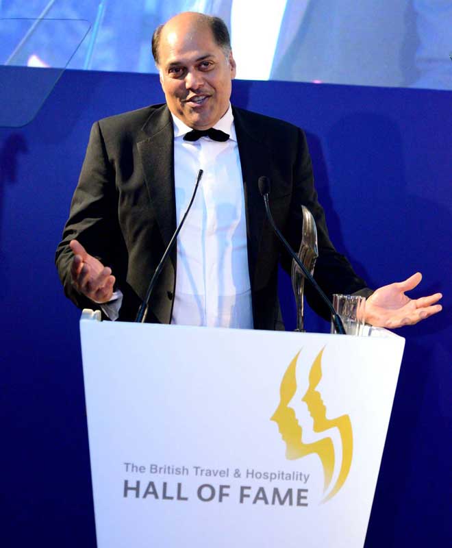 Peter Kerkar, Director, Cox & Kings, wins The British Travel and Hospitality Hall of Fam