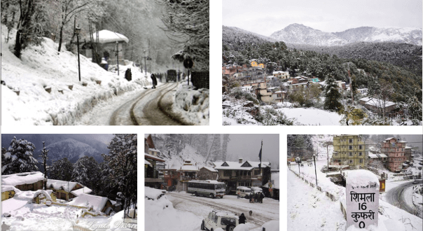 Top 7 Hill Stations near Chandigarh to Enjoy Snowfall Travel Route