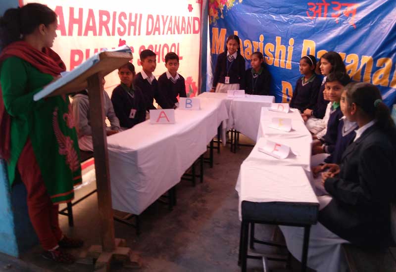 Maharishi Dayanand Public School organizes Quiz on energy conservation