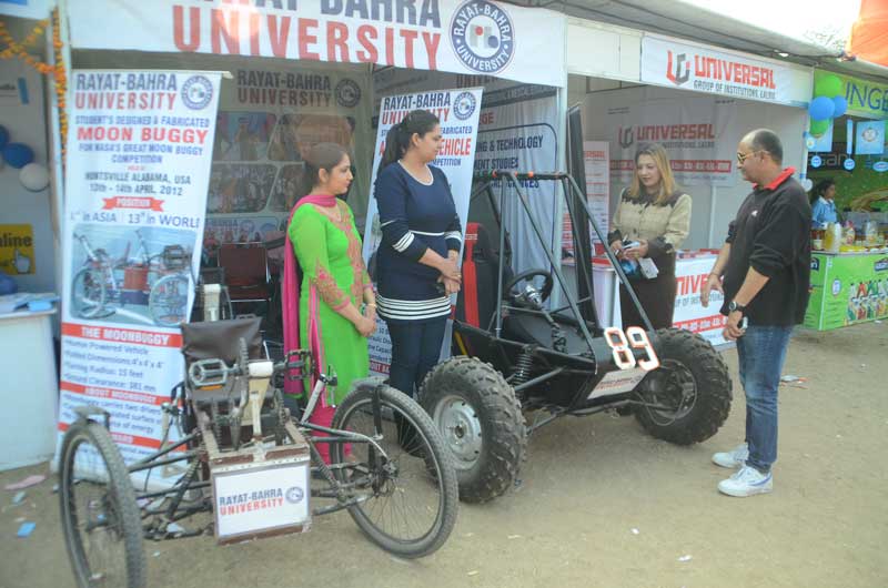 RBU students showcased their achievements at 44th Rose Festival Chandigarh