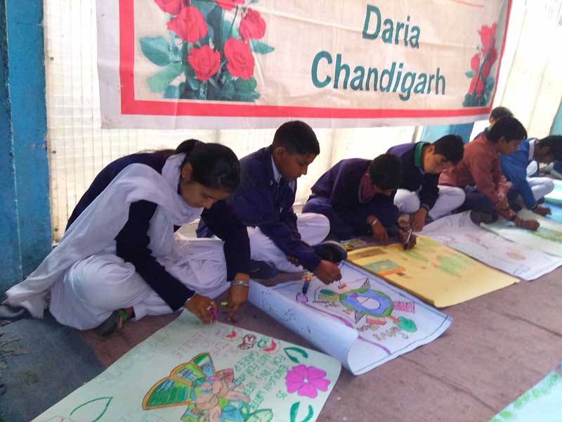 Maharishi Dayanand Public School organizes Poster Making Competition