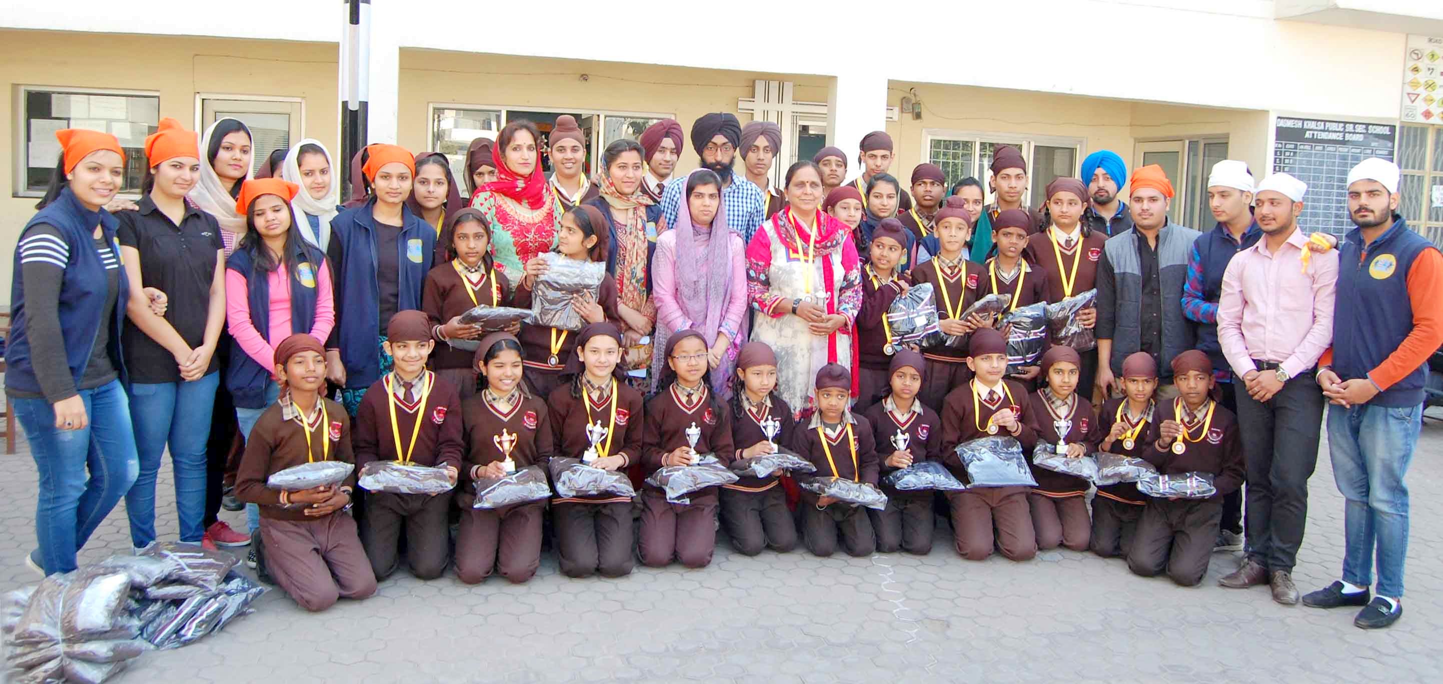 Nihal Foundation NGO distributed woollens, trophies and medals to deserving candidates