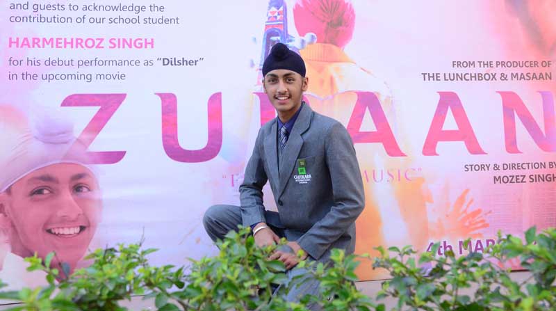 A promising Chitkarian emerges as an Aspiring Artist in the upcoming movie ZUBAAN