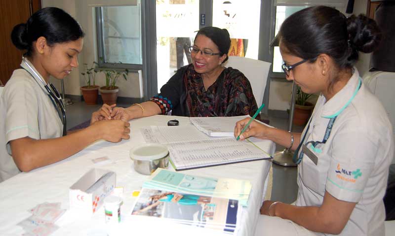 Max Hospital holds free health camp for ISB women employees