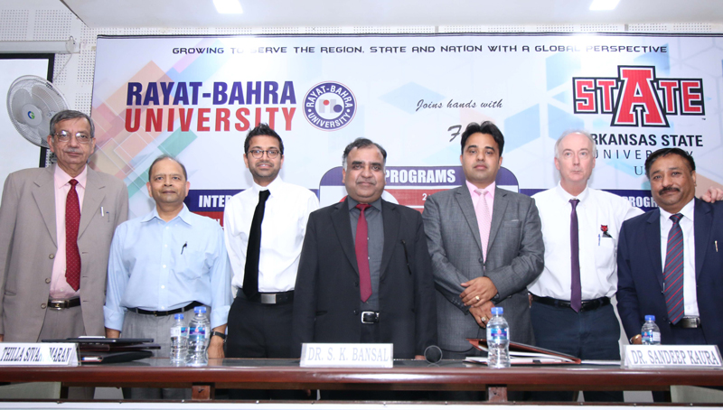 Rayat Bahra University signs MOU with Arkansas state university