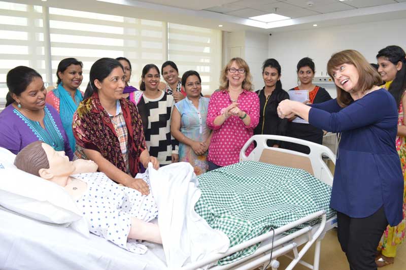 Inscol provides simulation training to protect mother and child during birth emergencies