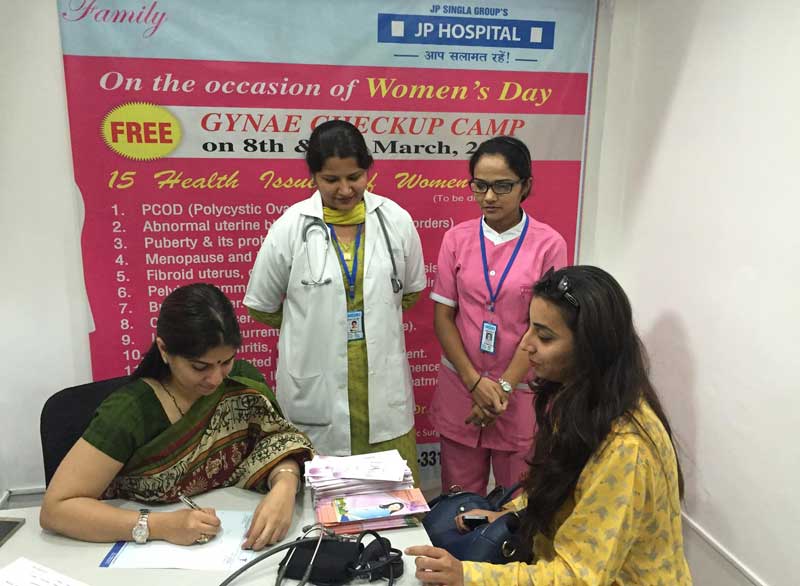 Free Week-long Gynae Check-up at JP Hospital, Zirakpur