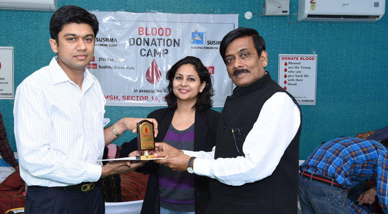 SUSHMA Buildtech organizes Blood Donation Camp in association with GMSH, Chandigarh