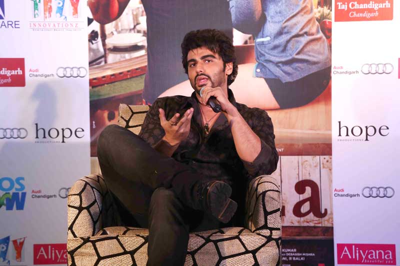 Arjun Kapoor in City to promote New Bollywood Movie Ki & Ka