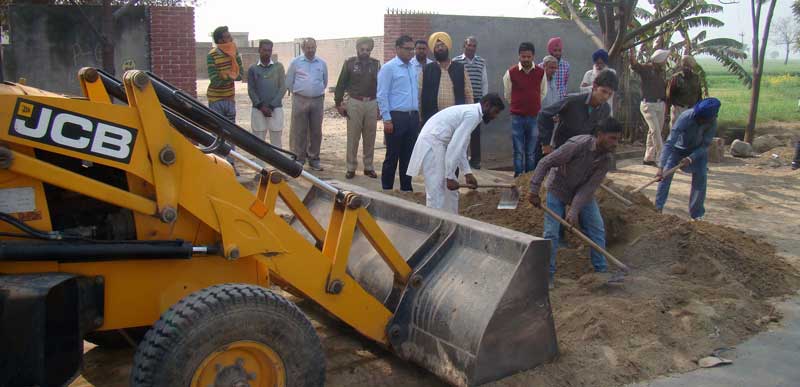 Under White Fly control campaign, weeds destroyed near Ghudda