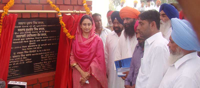 Foundation stone of Modern Dairy and Ice Cream plant laid at Verka Milk Plant by Harsimrat Kaur Badal