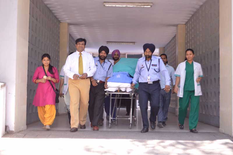 Brain dead youth in PGI gives gift of life to two kidney failure patients in Fortis Mohali