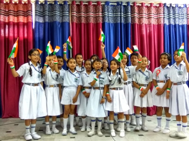 Students of CRB School Celebrated Independence Day