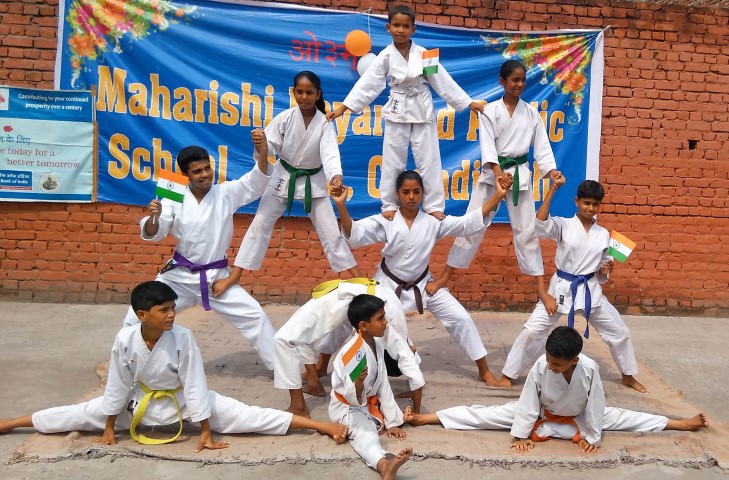 Maharishi Dayanand Public School celebrated Independence Day