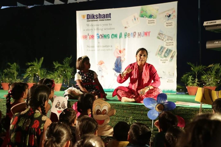 Renowned Story Teller Simi Srivastava conducts session for Dikshant students