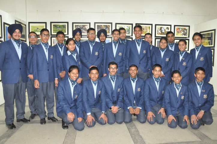 Punjab Kala Bhavan’s Art Gallery comes alive with art exhibition of Pinegrove School Students