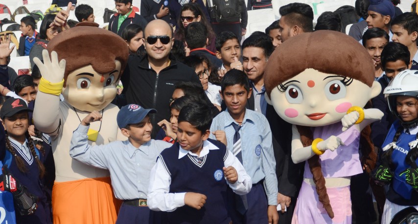 Honda inaugurates one-of-its-kind ‘Road safety with Chhota Bheem’ awareness campaign at Chandigarh