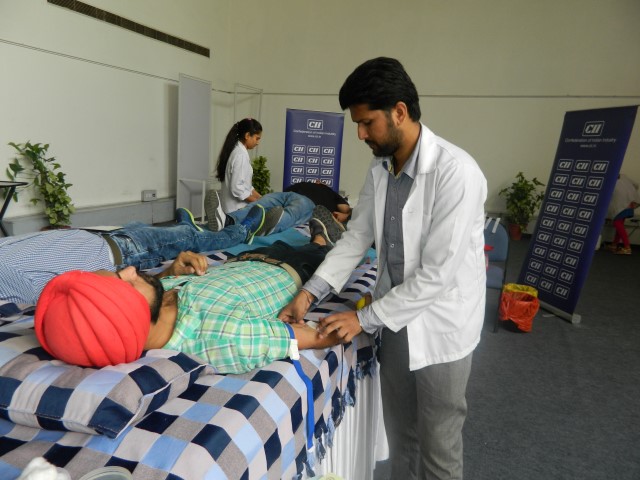 70 units of blood collected at CII Blood Donation Camp