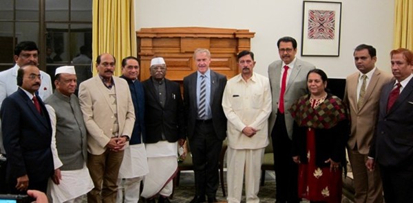 Maharashtra MLA delegation on a visit to New Zealand
