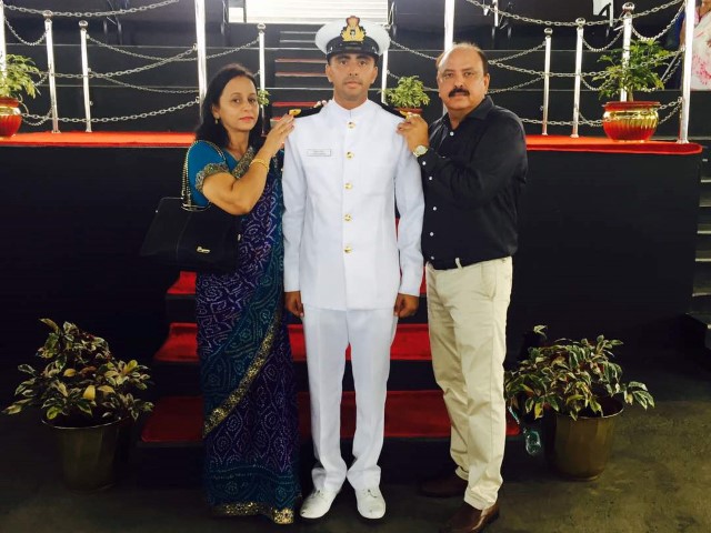 Chandigarh lad Vipul Thakur gets commissioned into Indian Navy