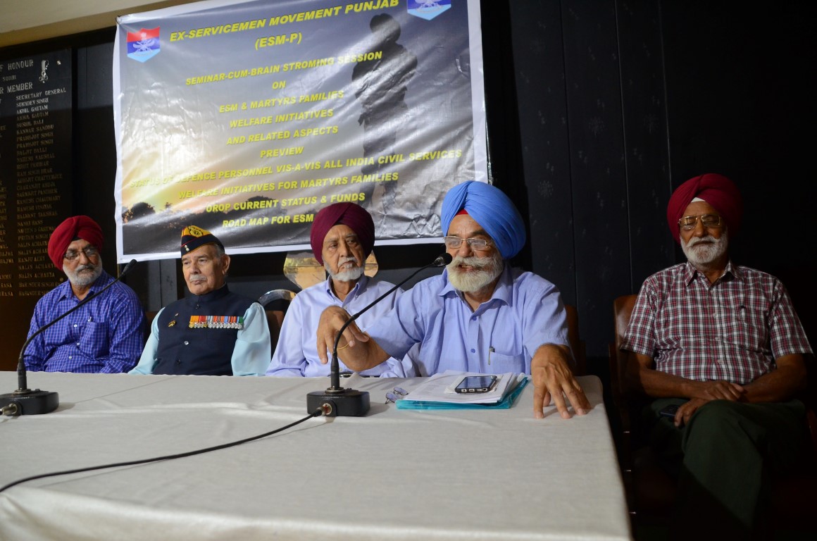 Ex-Service men Movement Punjab organizes Seminar cum Brainstorming Session for Defence Personnels