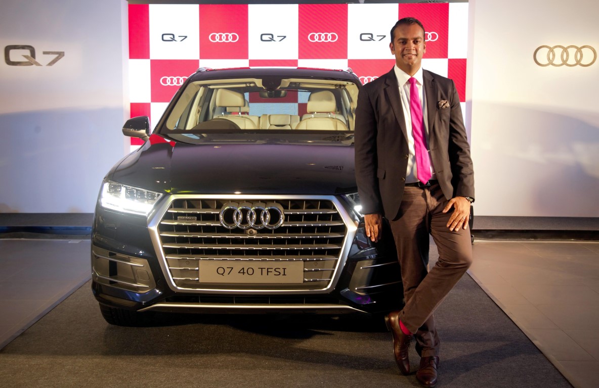 Audi drives in the Audi Q7 40 TFSI quattro