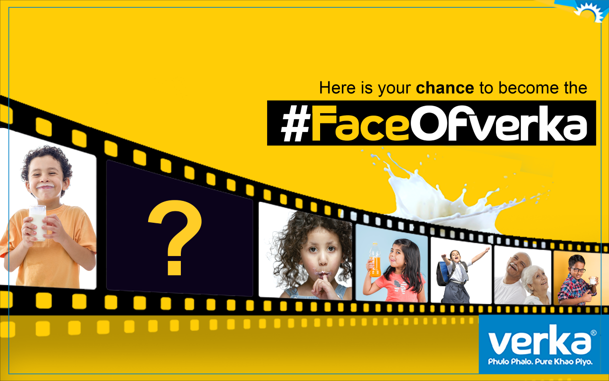 Verka launched #faceofverka contest on social media
