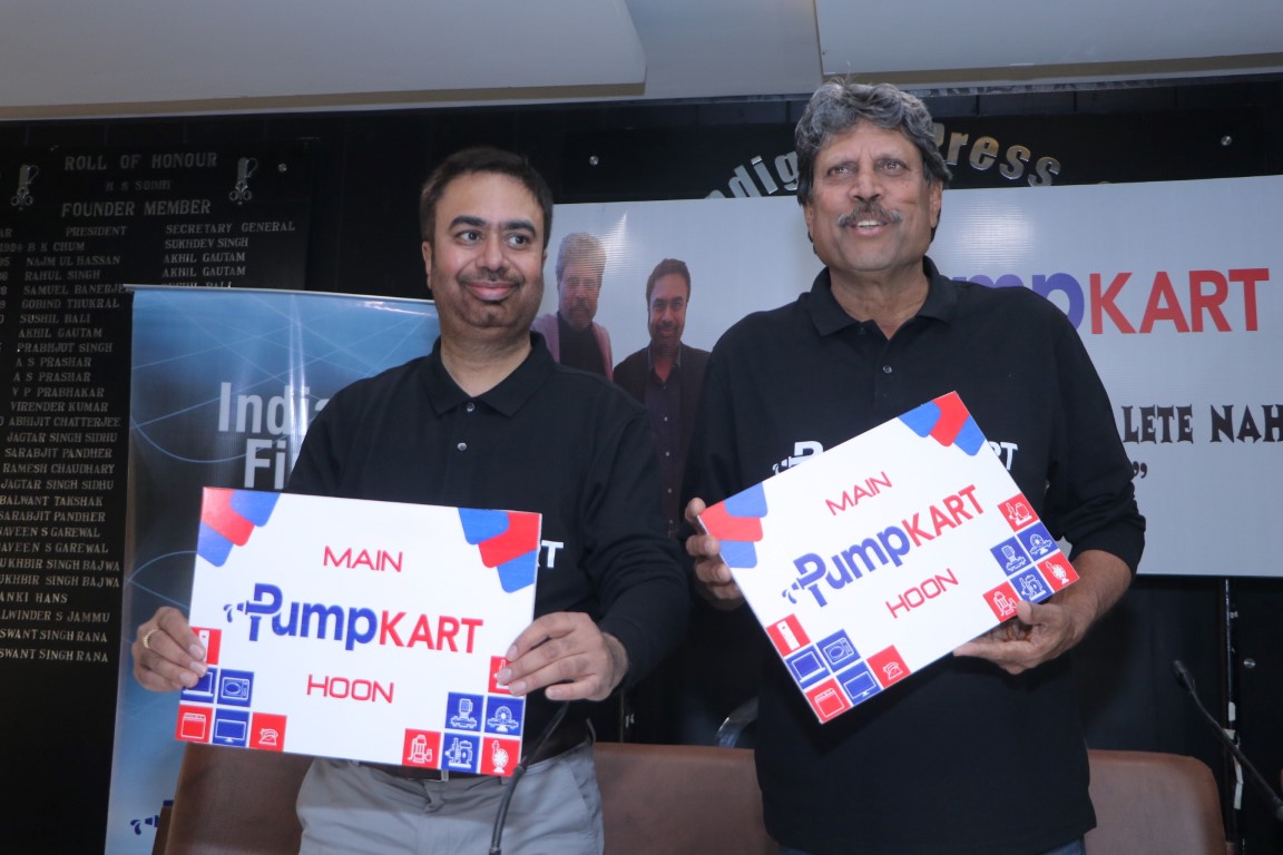 Kapil Dev is PumpKart Brand Ambassador