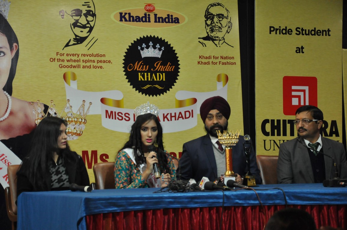 Mohali’s Gurleen brings laurels to tricity at National Khadi Beauty Pageant – Miss India Khadi