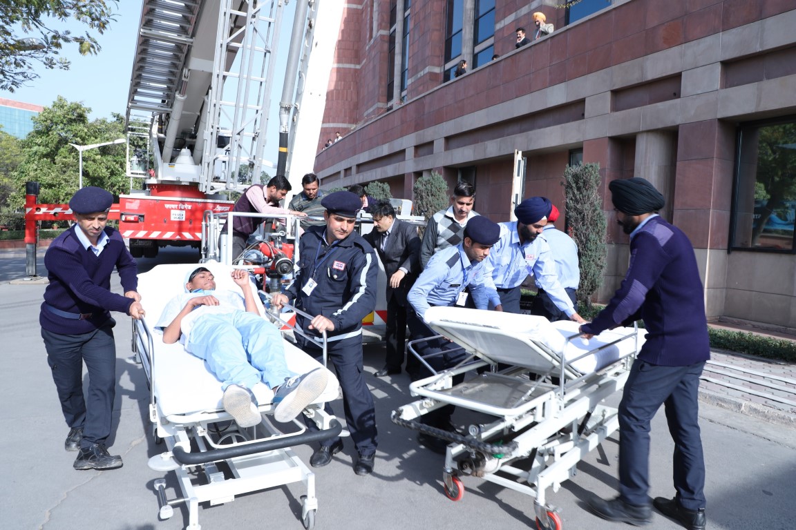 Mock Fire Safety Drill conducted at Fortis Mohali