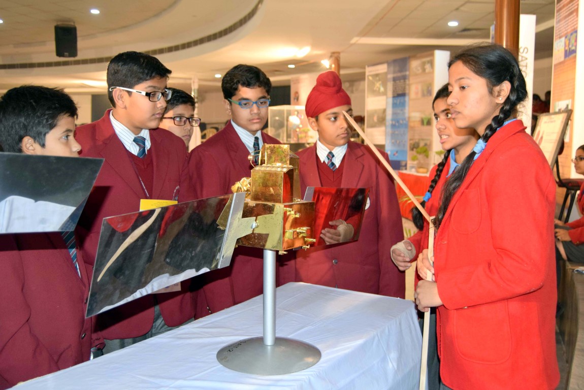 ISRO organised 2 days Setllaite Model Exhibition at Lawrence School
