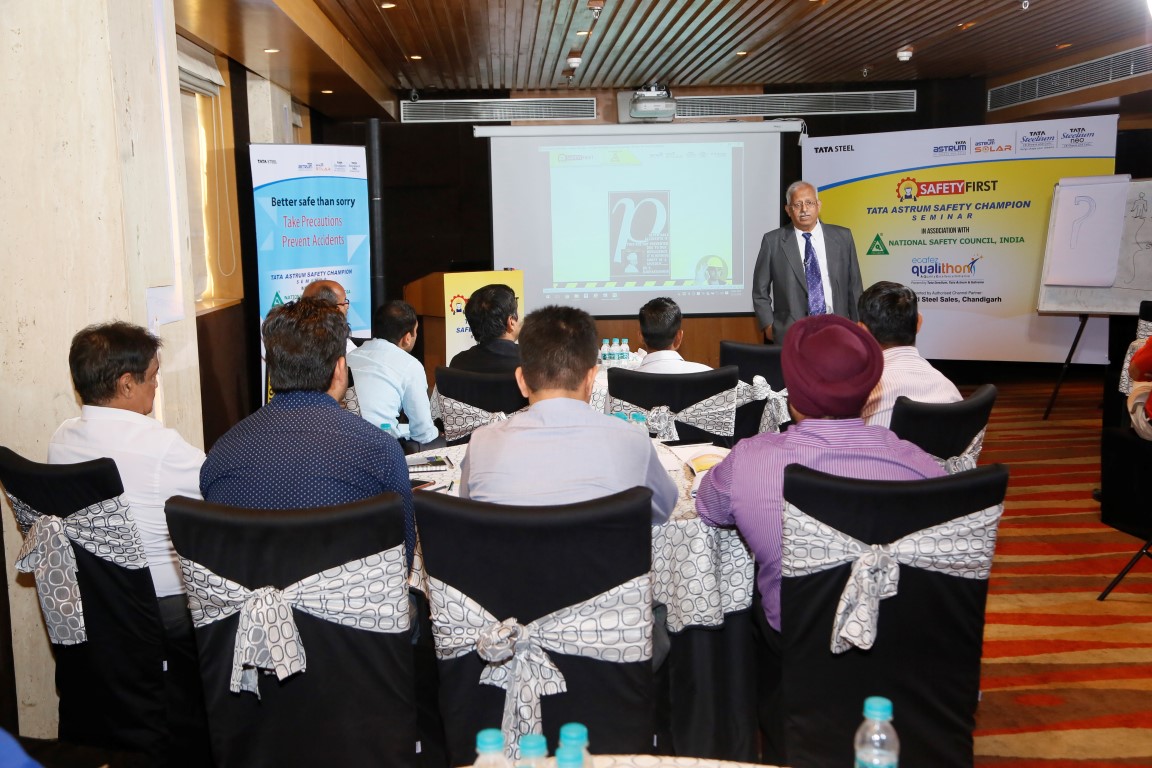 TATA Steel & Bhagwati Steel Sales organized one day seminar on Industrial Safety