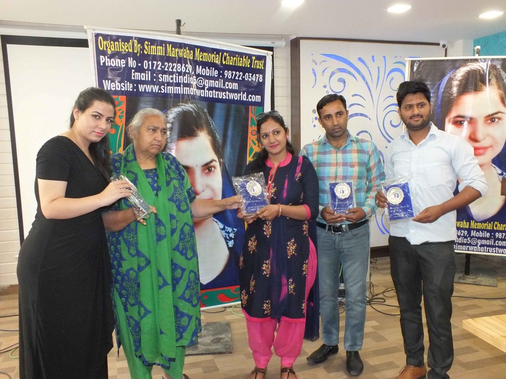 Journalists felicitated by Simmi Marwaha Memorial Trust