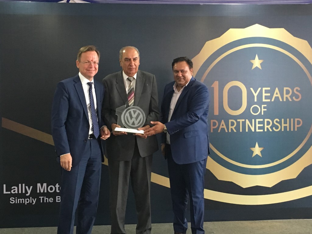 Volkswagen Celebrates its 10th year of Association with Lally Motors in Punjab