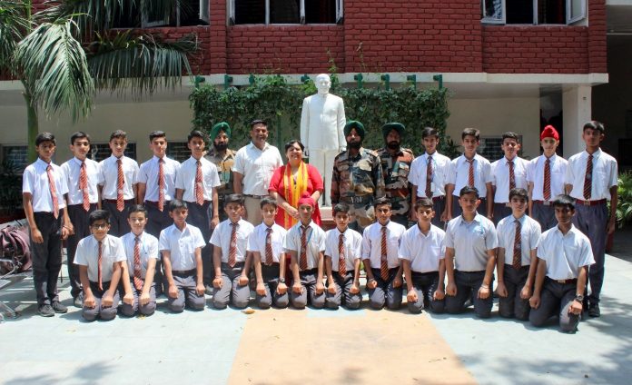 25 students of KVM successfully passed the test to register their names as NCC cadets