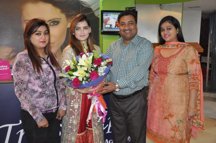 Punjabi actress visits Tressed Up Salon