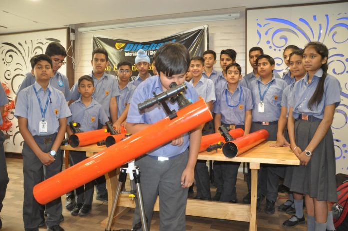 Students of Dikshant make Telescopes, hold Exhibition