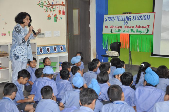Famous storyteller Mariam Karim holds story telling session for Dikshantites
