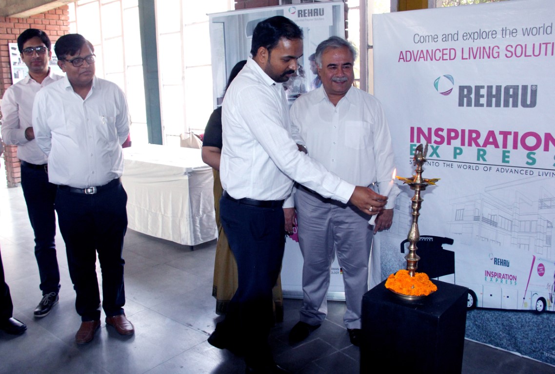 REHAU Inspiration Express visits Chandigarh College of Architecture to showcase contemporary architecture solutions