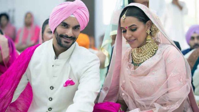 Neha Dhupia gets married to Angad Bedi