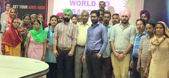 Seminar held at Gain Jyoti group at World No-Tobacco Day