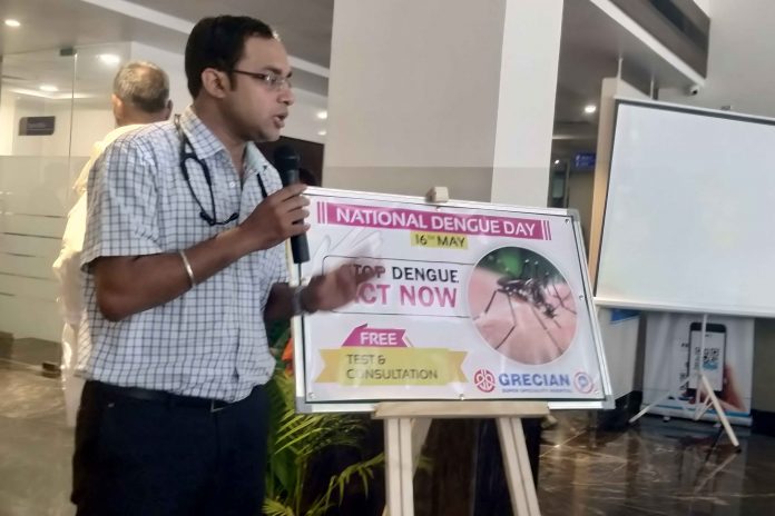 On National Dengue Day a Free Dengue Awareness /Investigation camp organised at Gracean Hospital in Mohali