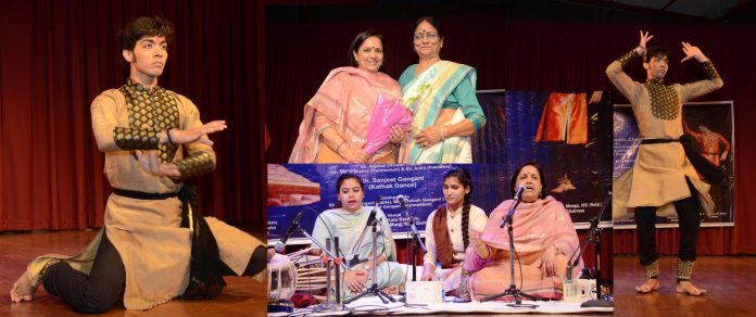 Prof. Neera Grover’s soulful Vocal and Sanjeet Gangani’s scintillating Kathak mark the 9th Quarterly baithak of Pracheen Kala Kendra